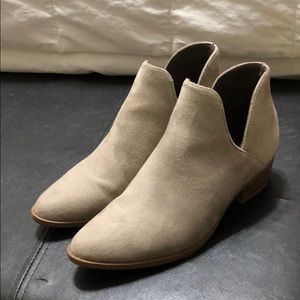 Taupe booties